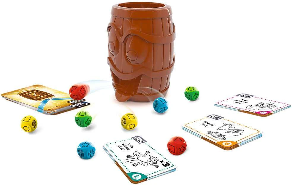 Trefl Stalo žaidimo Barrel Juoko, ENG