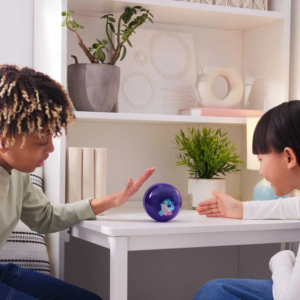 NAUJIENA 2025! Interaktyvus skaitmeninis gyvūnėlis žiurkėno rate BITZEE Hamster Ball