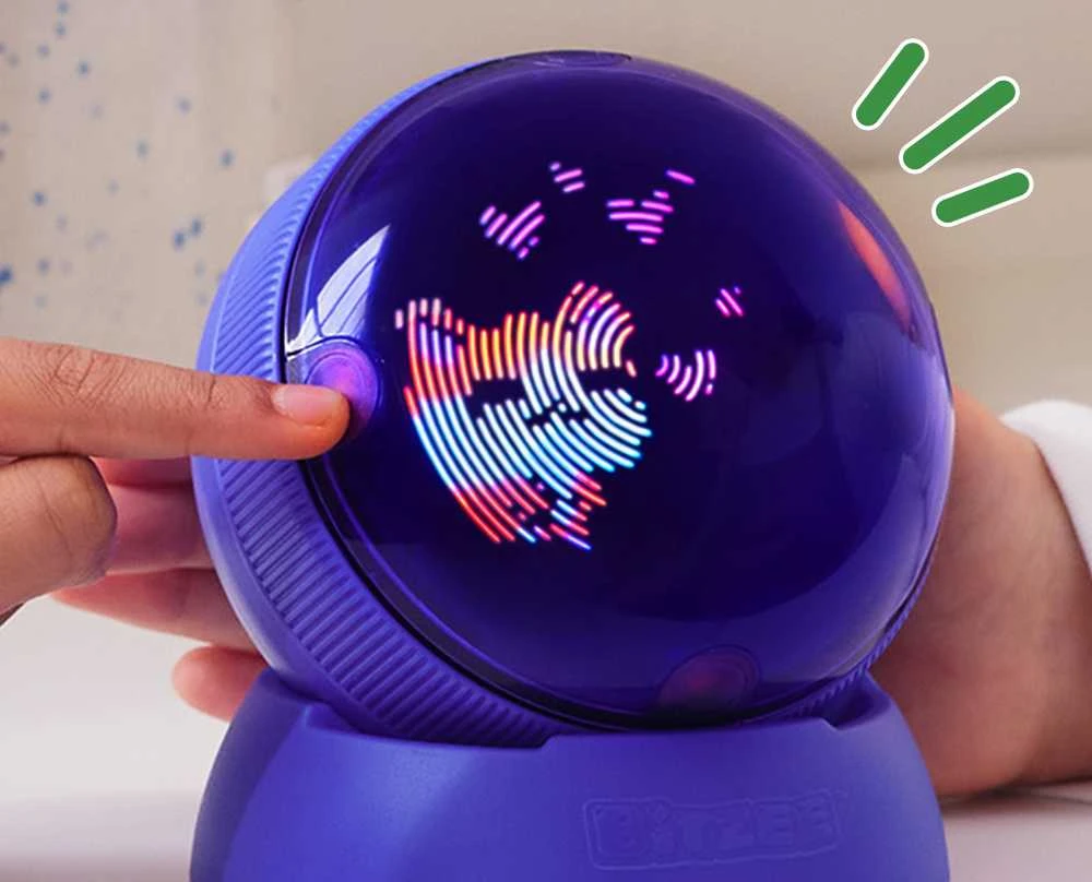 NAUJIENA 2025! Interaktyvus skaitmeninis gyvūnėlis žiurkėno rate BITZEE Hamster Ball