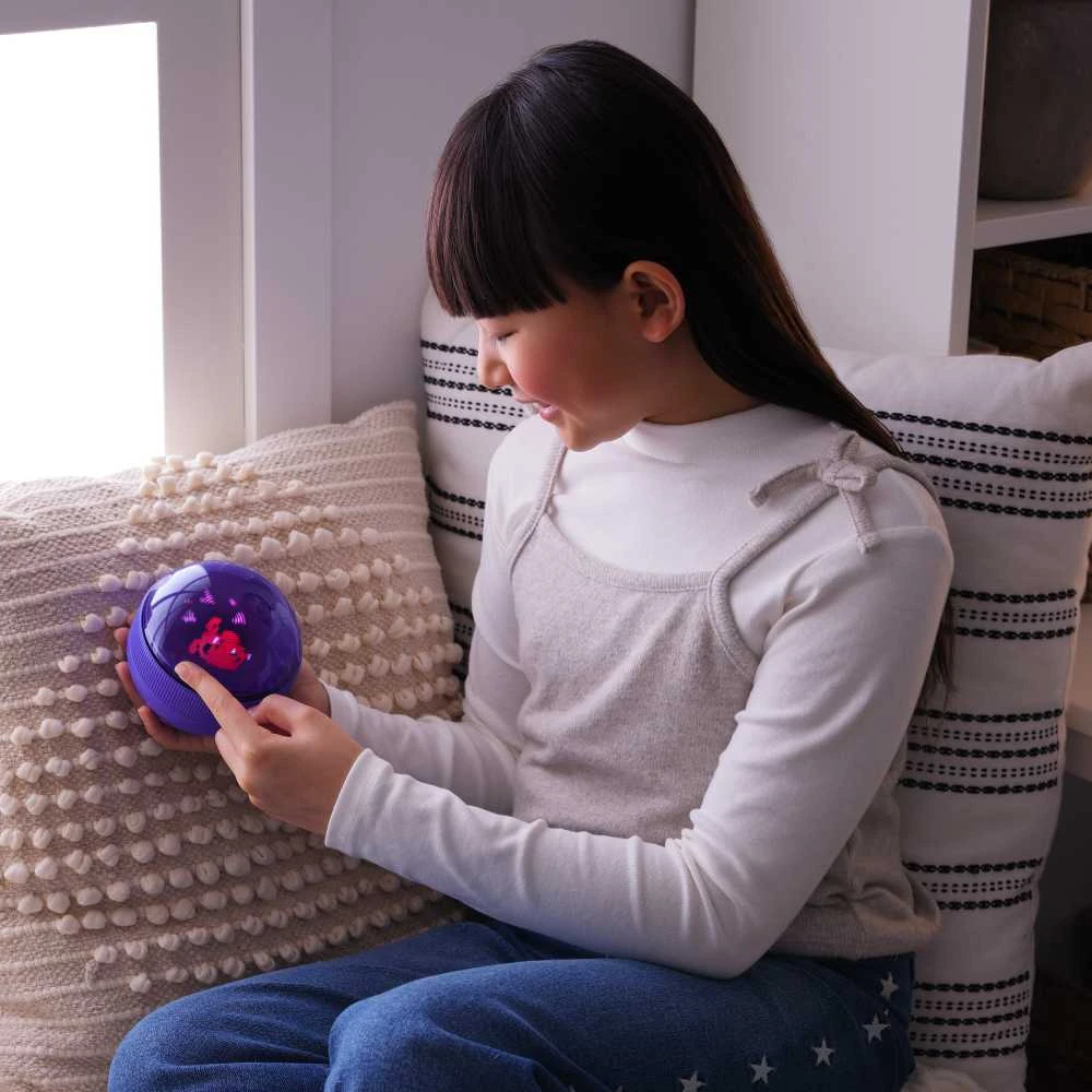 NAUJIENA 2025! Interaktyvus skaitmeninis gyvūnėlis žiurkėno rate BITZEE Hamster Ball