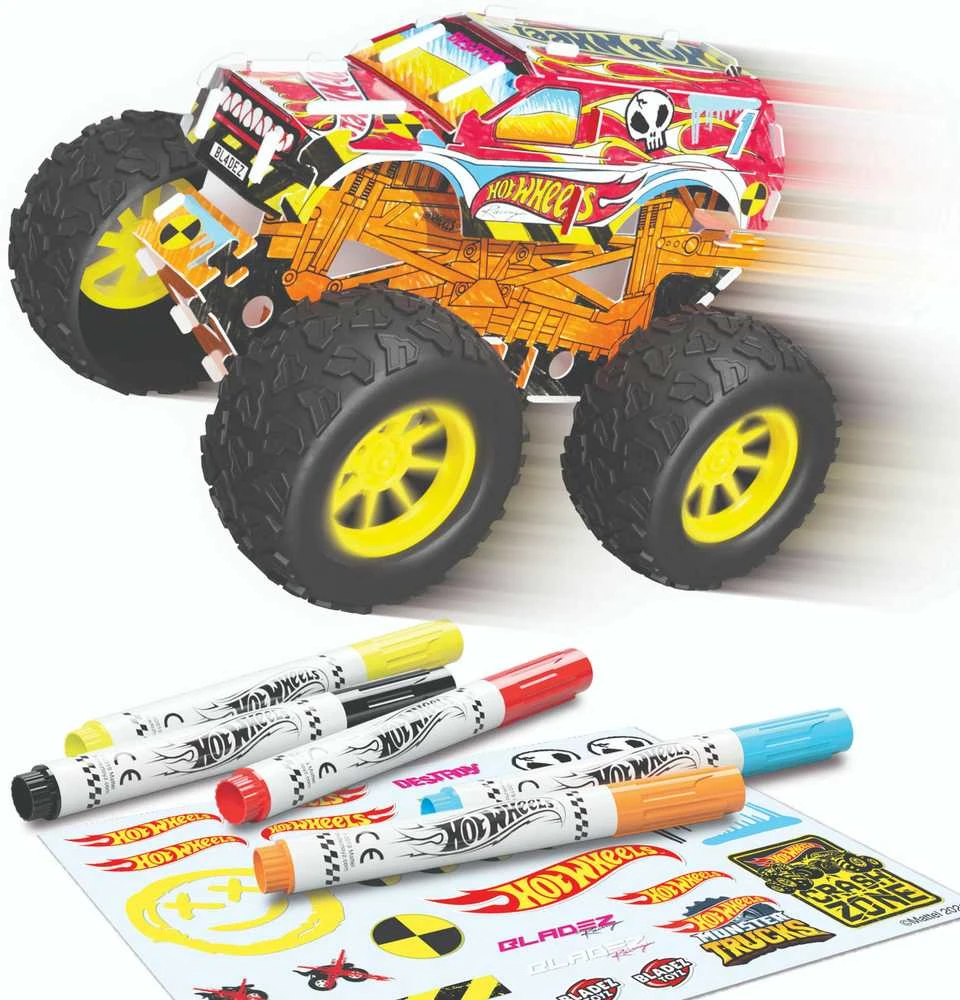 Bladez Monster Trucks Maker Kitz su žymekliais