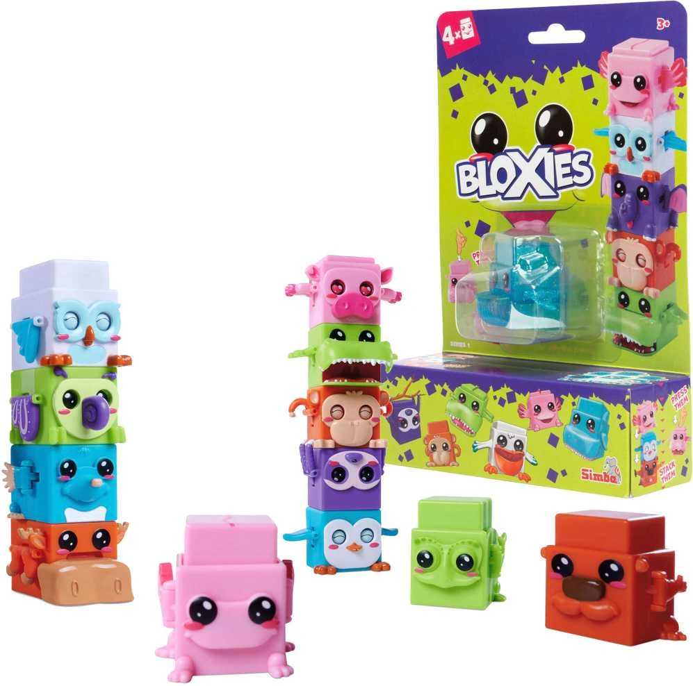 Simba Kūrybinis žaidimas Bloxies 4 dalių rinkinys, spalvotas