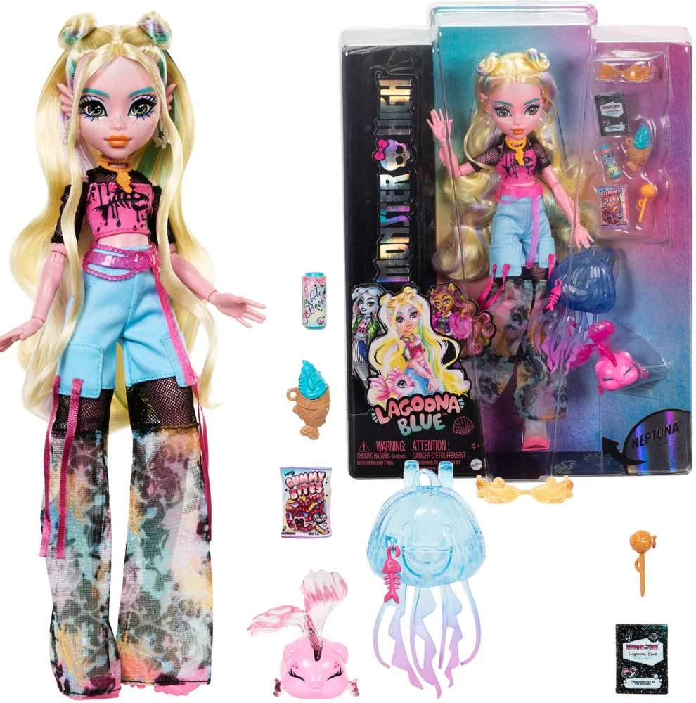 Mattel MONSTER HIGH lėlė – Lagūna (HXH75)