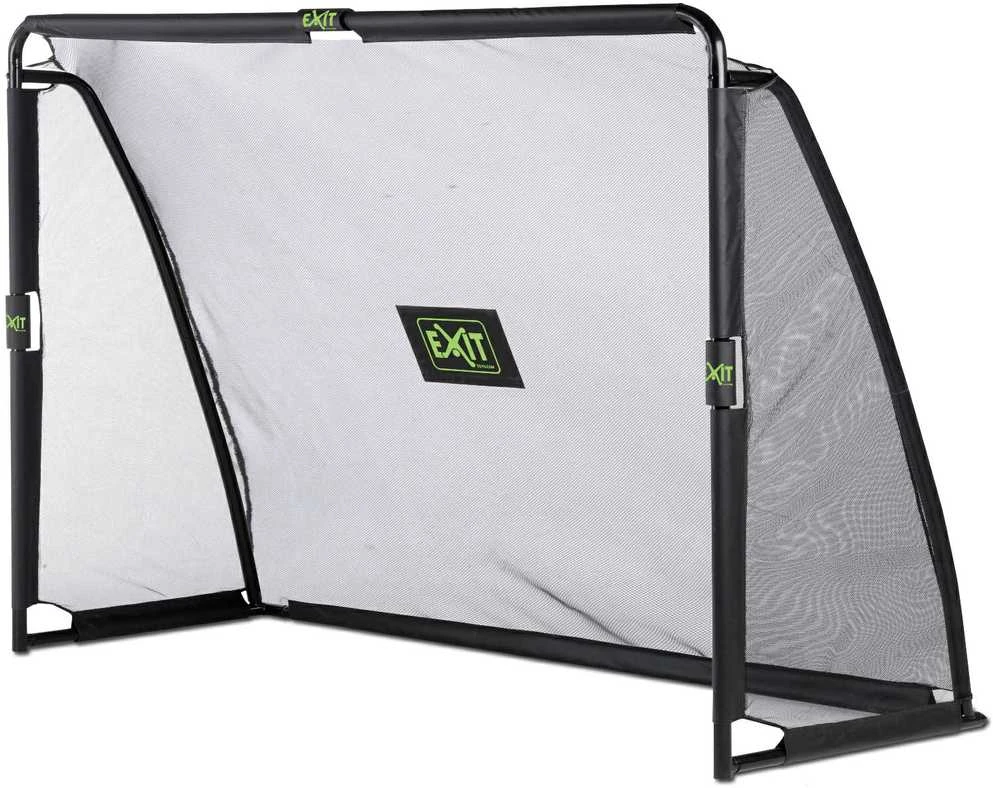 Mobilūs futbolo vartai su atmušimo sienelė Exit Coppa 220x170x80cm