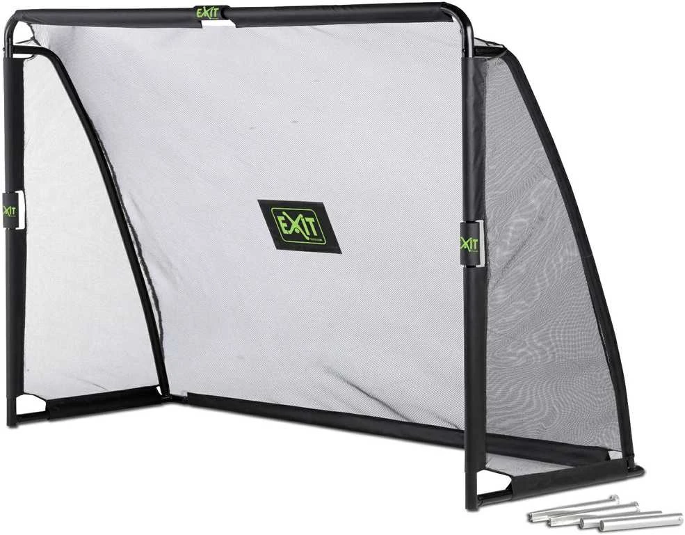 Mobilūs futbolo vartai su atmušimo sienelė Exit Coppa 220x170x80cm
