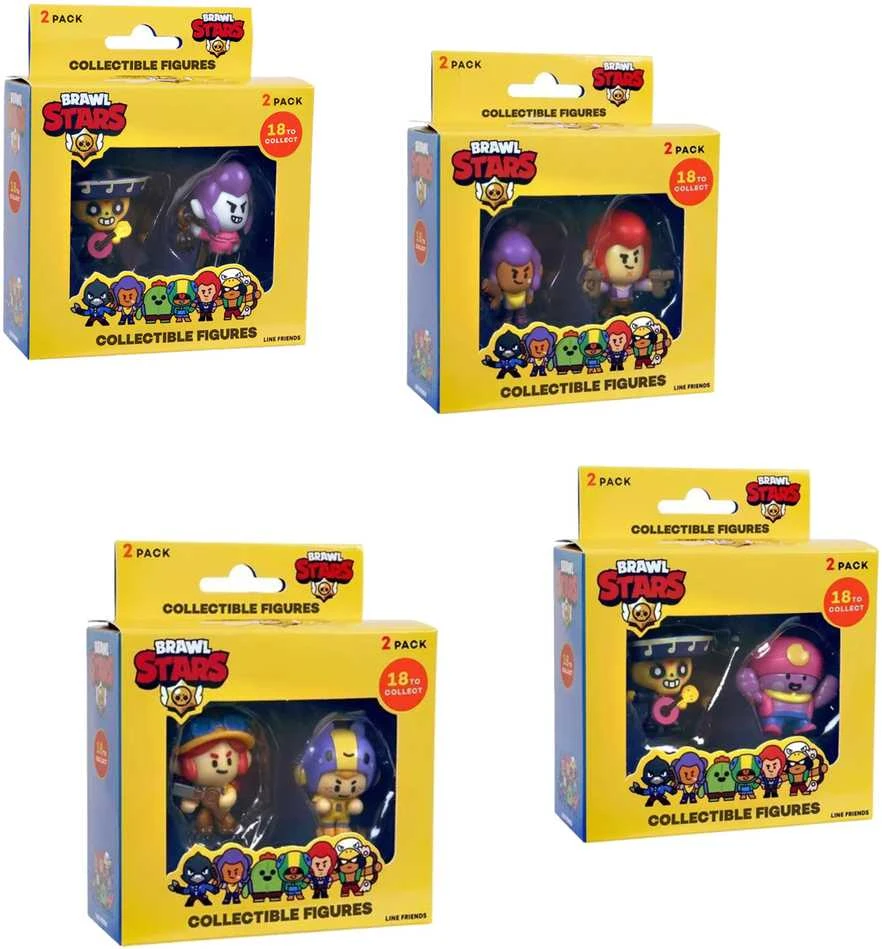 Pmi Kids World BRAWL STARS S1 FIGŪRĖLĖS - 2 VNT. A VERSIJA
