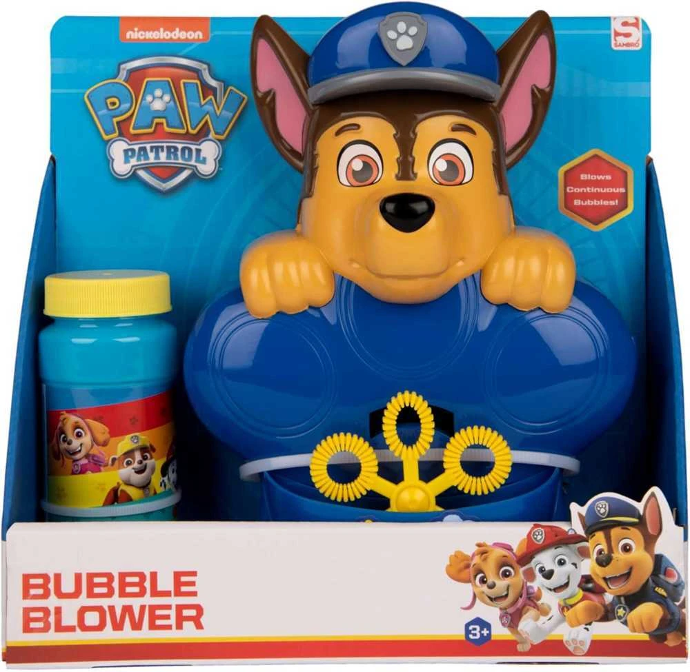 Burbulų aparatas su skysčio burbulų pistoletu + 100 ml skysčio Paw Patrol Chase