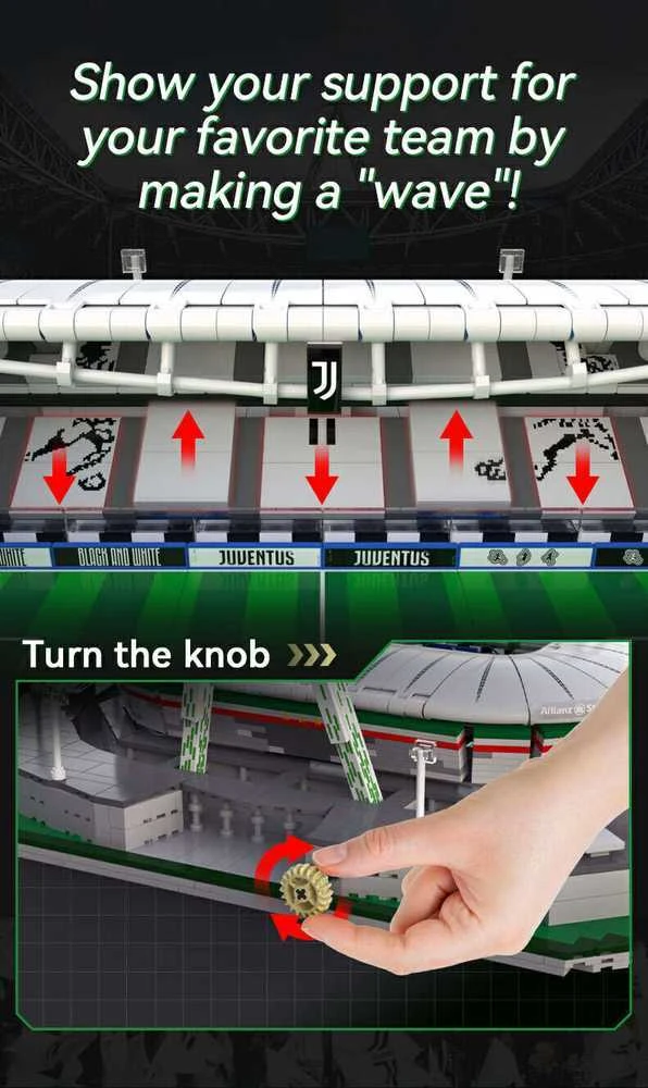 CaDA Allianz Stadium statybiniai blokai 3638 vienetai C66021W
