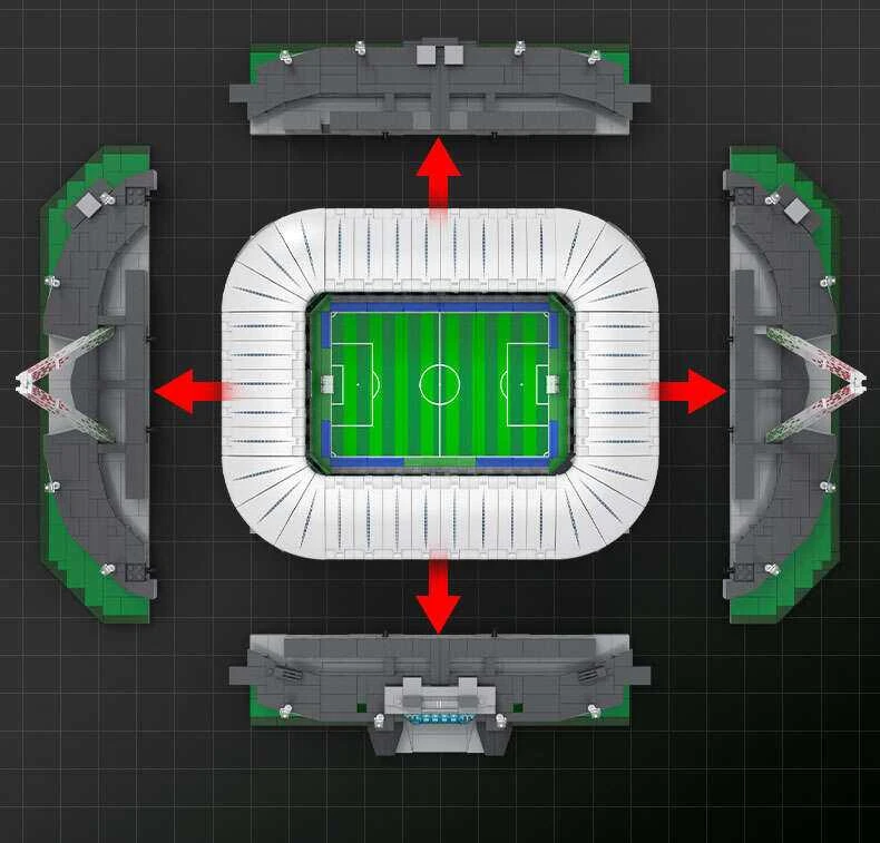CaDA Allianz Stadium statybiniai blokai 3638 vienetai C66021W