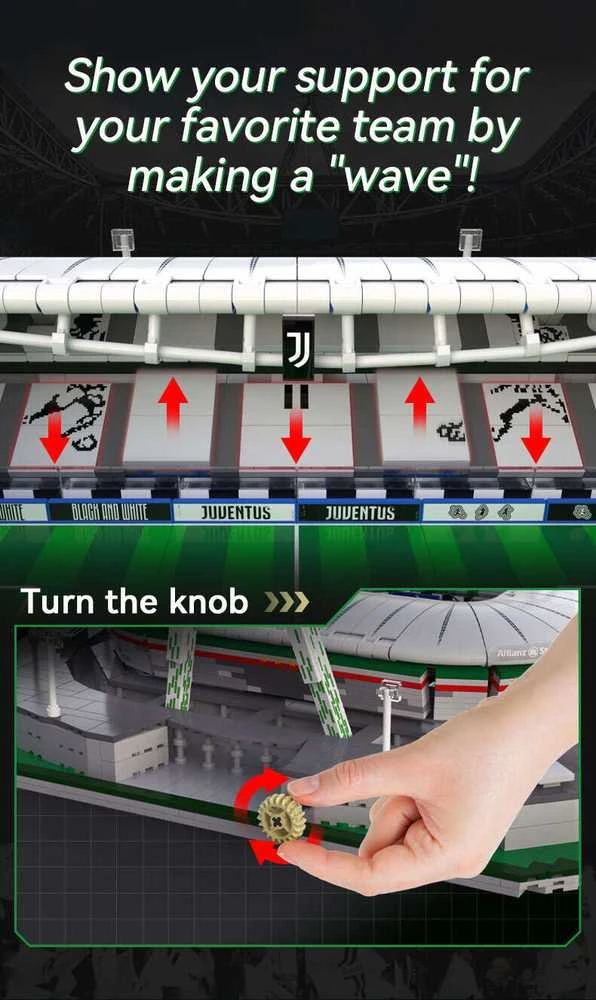 CaDA Allianz Stadium statybiniai blokai 3638 vienetai C66021W