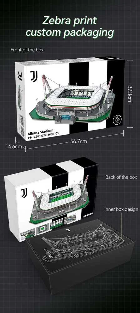 CaDA Allianz Stadium statybiniai blokai 3638 vienetai C66021W
