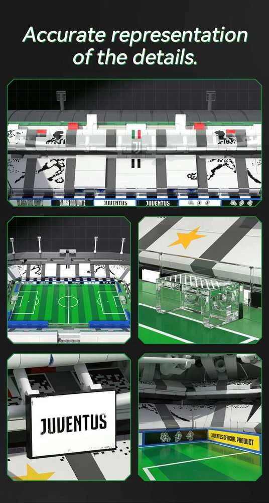 CaDA Allianz Stadium statybiniai blokai 3638 vienetai C66021W