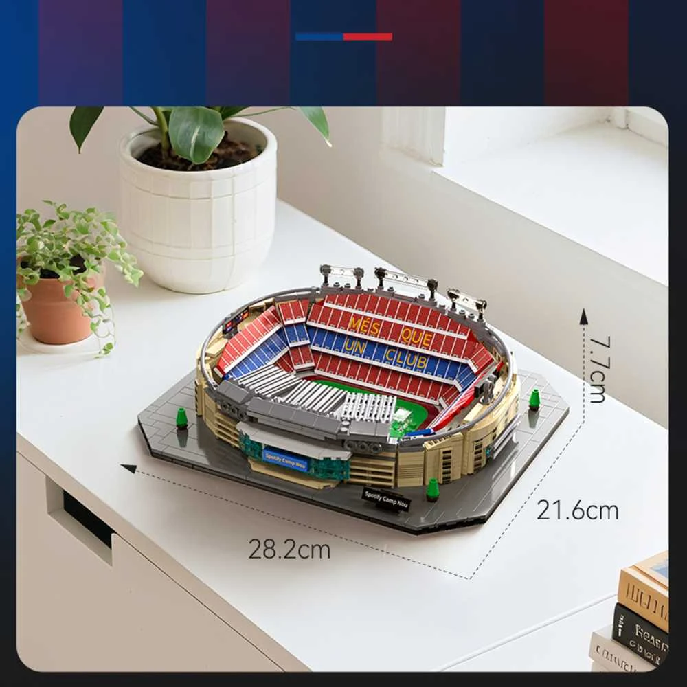 CADA Construction Bricks Camp Nou futbolo stadionas 728 el C66023W