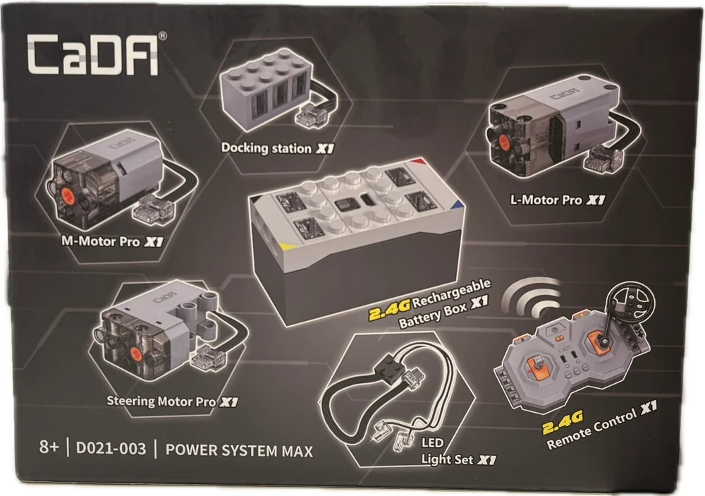 „CaDA Blocks Power System MAX“ nuotolinio valdymo transporto priemonės pavaros rinkinys D021-003