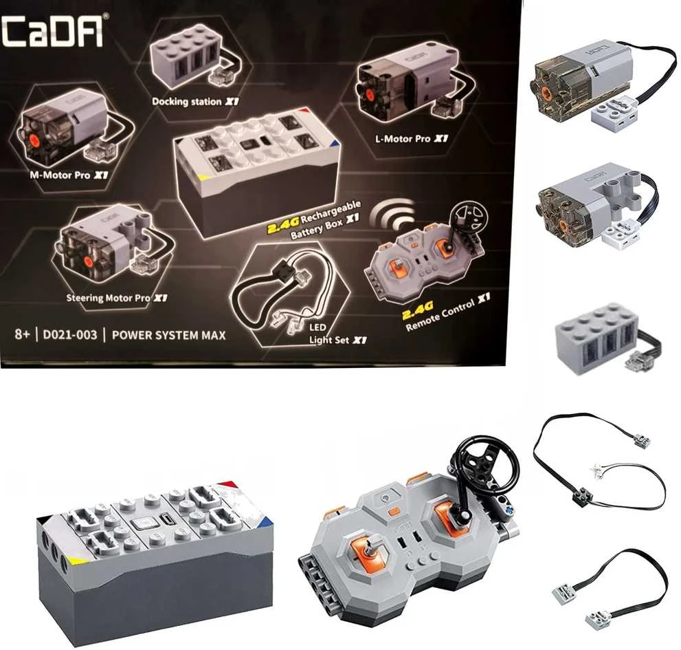 „CaDA Blocks Power System MAX“ nuotolinio valdymo transporto priemonės pavaros rinkinys D021-003