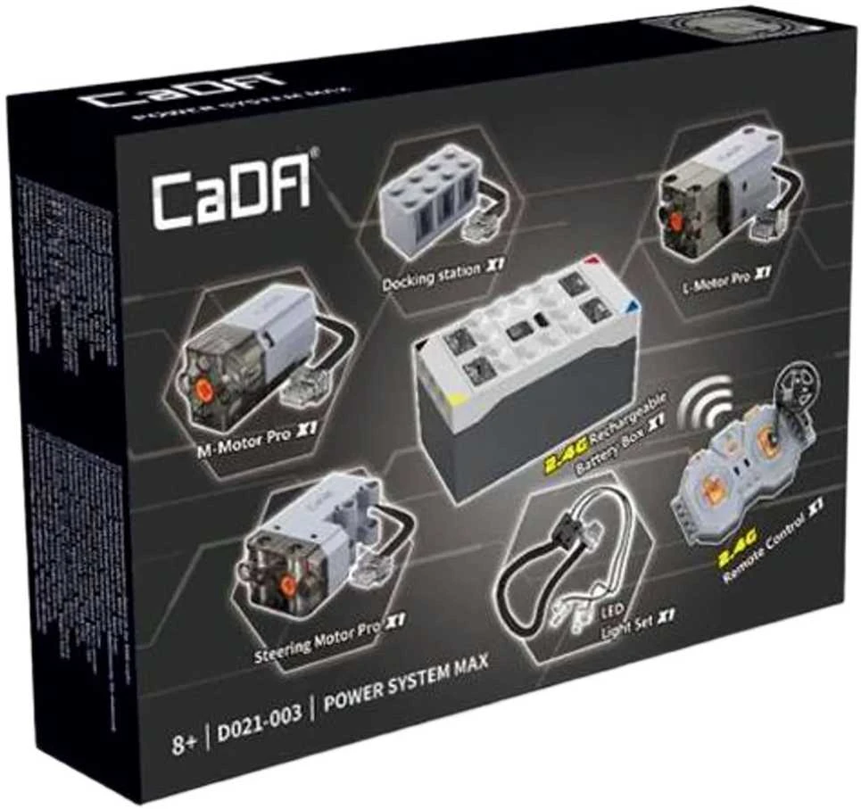 „CaDA Blocks Power System MAX“ nuotolinio valdymo transporto priemonės pavaros rinkinys D021-003