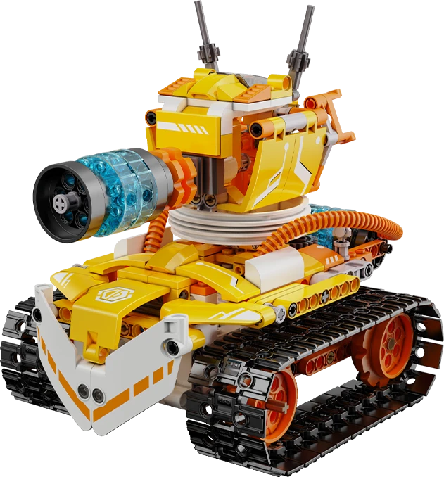CADA CODE robotų blokų rinkinys, modelis W.BOT RC, nuotoliniu būdu valdomas Dual Mode 455