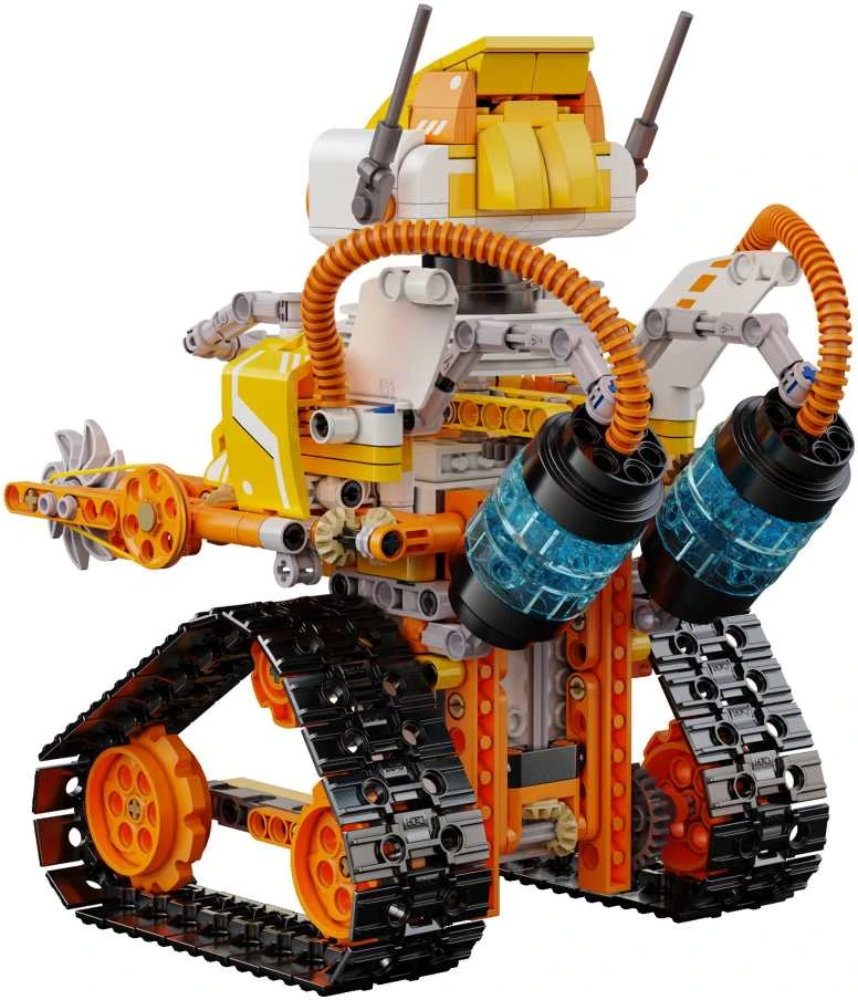CADA CODE robotų blokų rinkinys, modelis W.BOT RC, nuotoliniu būdu valdomas Dual Mode 455