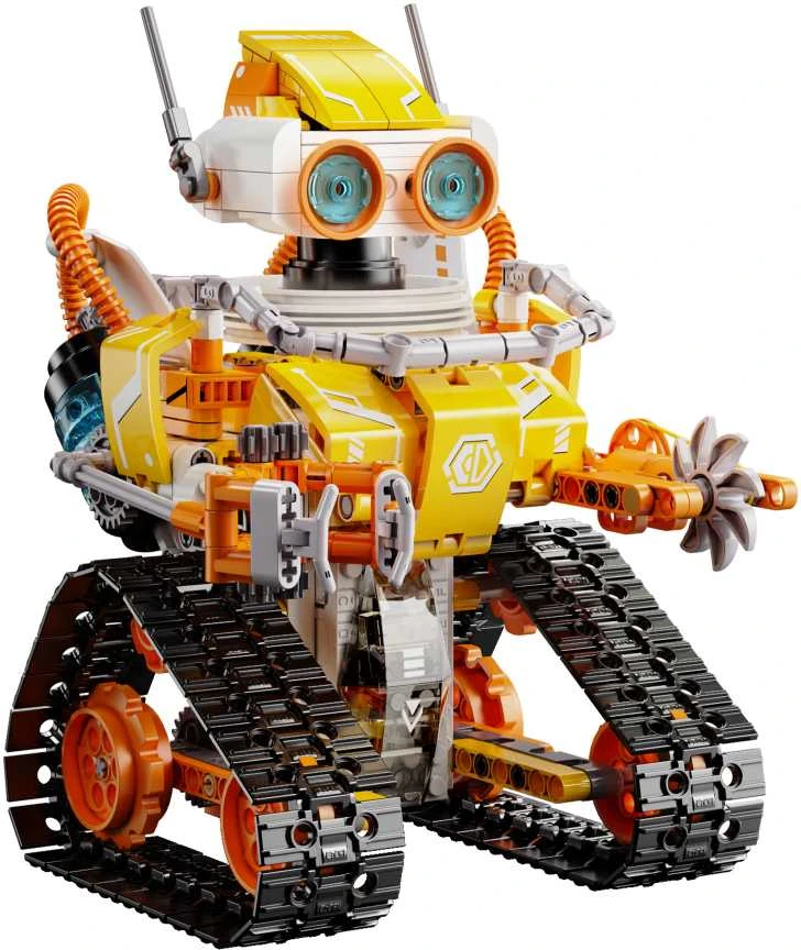 CADA CODE robotų blokų rinkinys, modelis W.BOT RC, nuotoliniu būdu valdomas Dual Mode 455