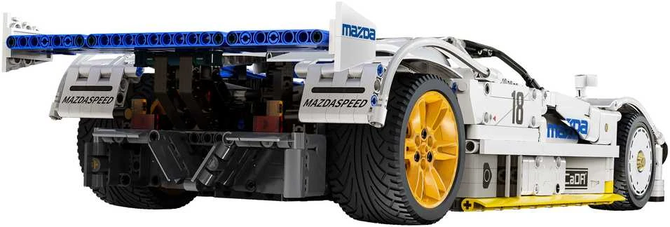 CaDA konstruktoriaus kaladėlės lenktyninis automobilis 50 cm 1:10 Mazda 787B sportinis automobilis 1797 detalės