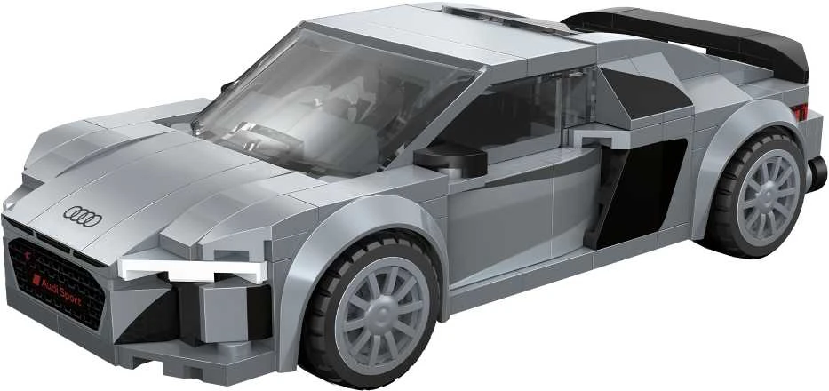 CaDA lenktyninis automobilis Audi R8 kupė sportinis automobilis 199 detalės