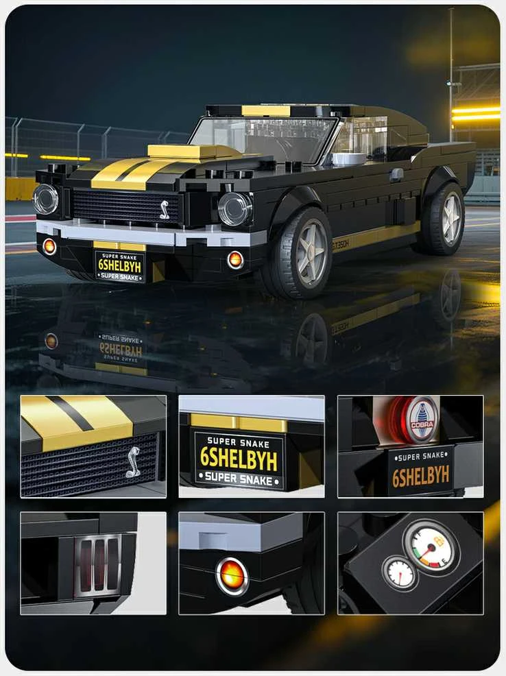 CaDA lenktyninių automobilių konstruktoriai „Shelby GT 350H“ sportinis automobilis, 285 dalys