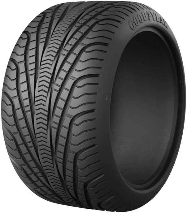 CaDA licencijuotas padangų komplektas Goodyear 1:10 RC transporto priemonėms ir statiniams modeliams 4 dalys D014-003