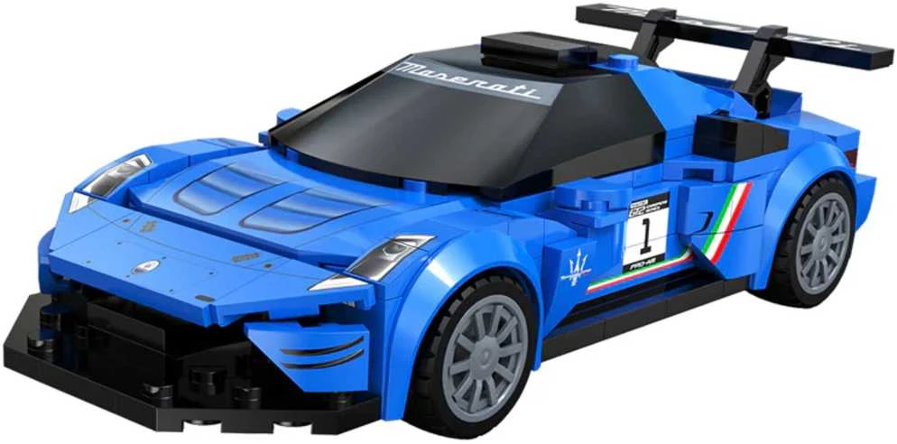 CaDA Statybiniai blokai Automobilis 15,5 cm lenktyninis automobilis Maserati GT2 Transporto priemonė 240 vnt 1:24 C55031W