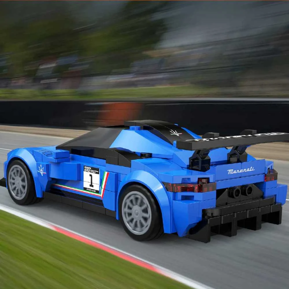 CaDA Statybiniai blokai Automobilis 15,5 cm lenktyninis automobilis Maserati GT2 Transporto priemonė 240 vnt 1:24 C55031W