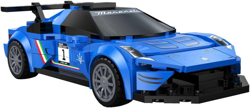 CaDA Statybiniai blokai Automobilis 15,5 cm lenktyninis automobilis Maserati GT2 Transporto priemonė 240 vnt 1:24 C55031W