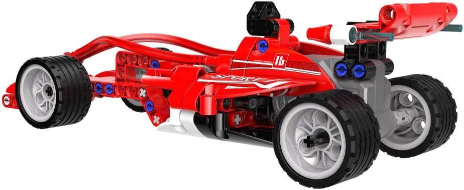 CaDA Statybiniai blokai Sportinis automobilis 23 cm Formula Racing Car 144 vnt