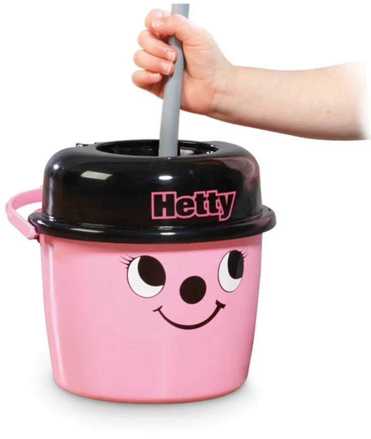 Rinkinys Valymo Šluostė Ir Kibiras Hetty Vaikams Casdon 42 cm