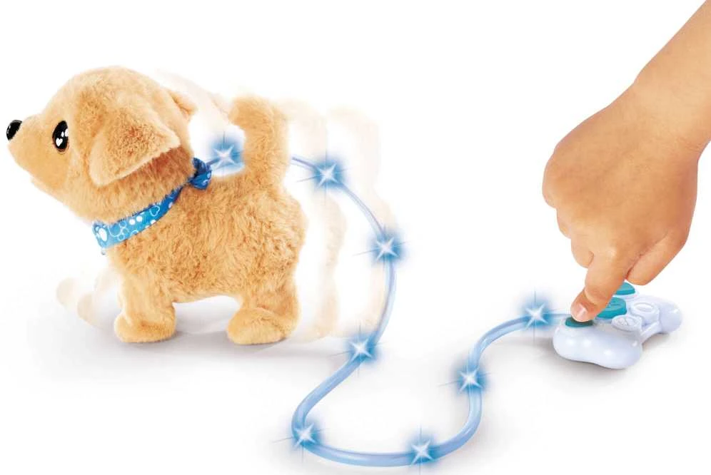 IInteraktyvus pliušinis šuo su pavadėliu Simba Chi Chi Love Loomy