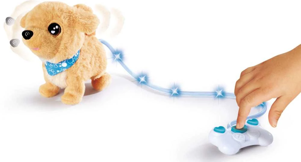 IInteraktyvus pliušinis šuo su pavadėliu Simba Chi Chi Love Loomy