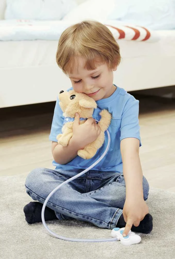IInteraktyvus pliušinis šuo su pavadėliu Simba Chi Chi Love Loomy
