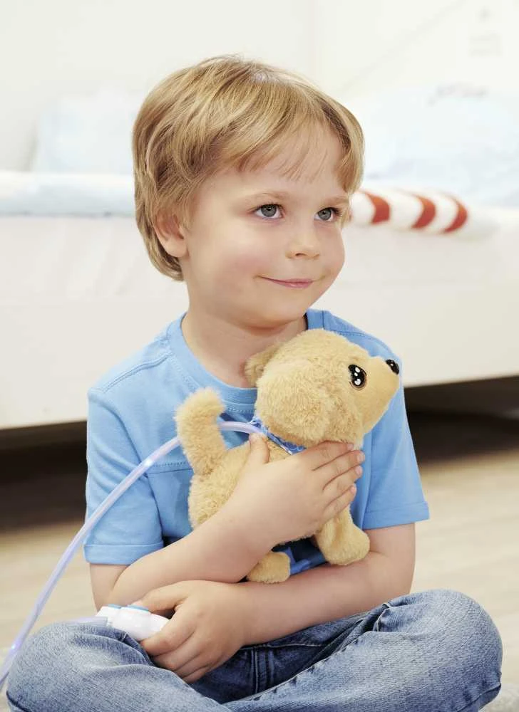 IInteraktyvus pliušinis šuo su pavadėliu Simba Chi Chi Love Loomy