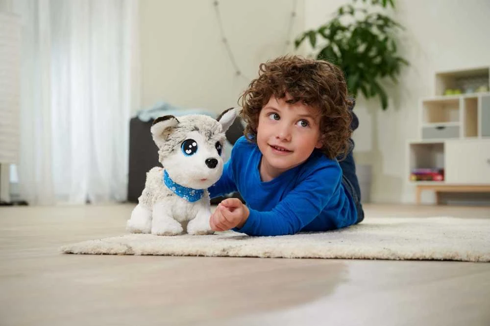 Simba Minkštas pliušinis interaktyvus husky šuo Chi Chi Love