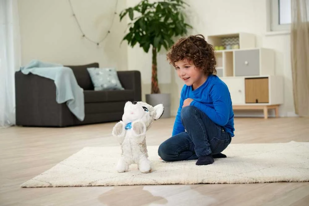 Simba Minkštas pliušinis interaktyvus husky šuo Chi Chi Love