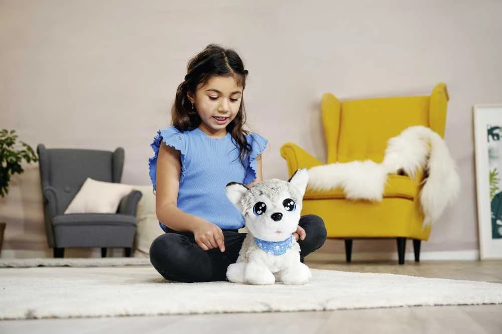 Simba Minkštas pliušinis interaktyvus husky šuo Chi Chi Love
