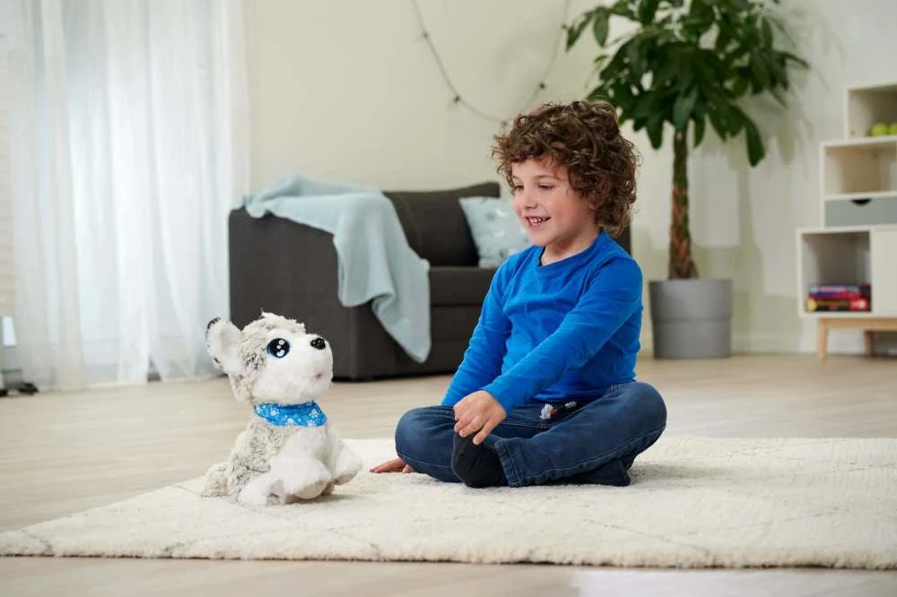 Simba Minkštas pliušinis interaktyvus husky šuo Chi Chi Love