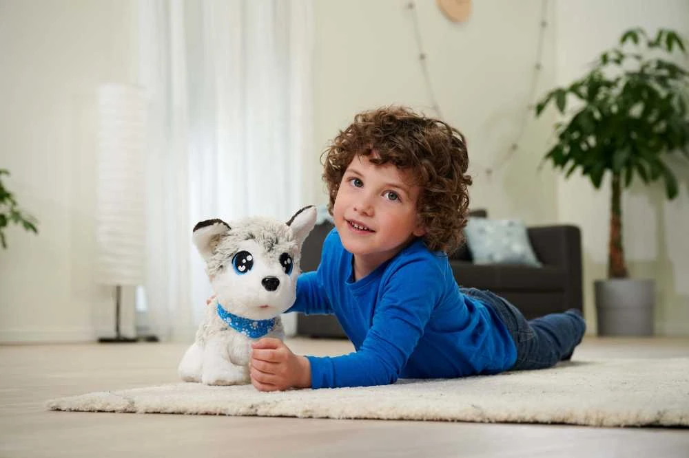Simba Minkštas pliušinis interaktyvus husky šuo Chi Chi Love