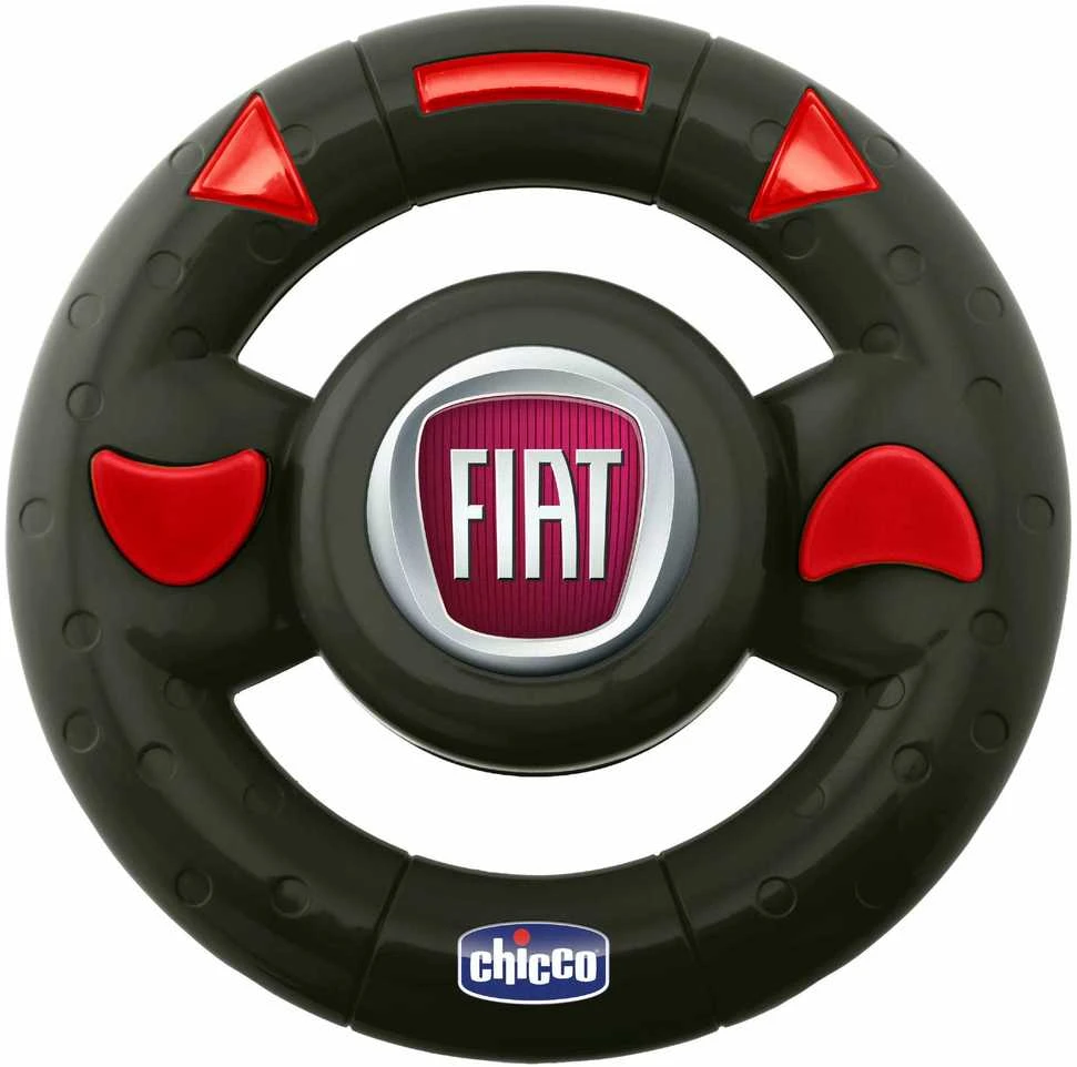 Chicco Radijo bangomis valdomas raudonas Fiat 500 automobilis su pultu