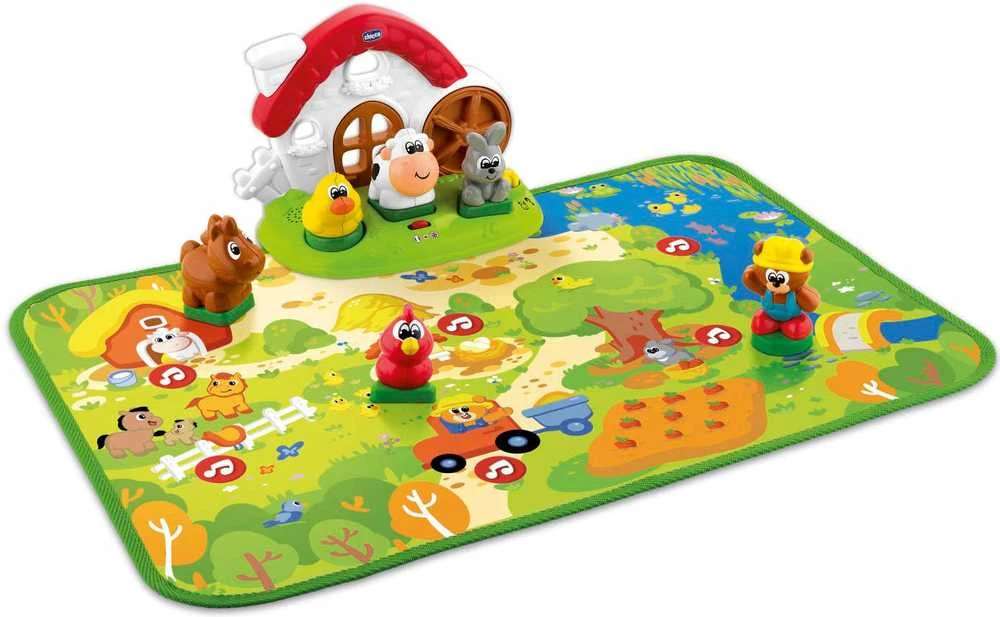 CHICCO 00010769000130 Farm interaktyvus kilimėlis