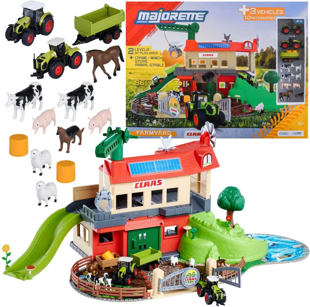 Majorette – Farmyard + 3 Vehicles (8503009000)