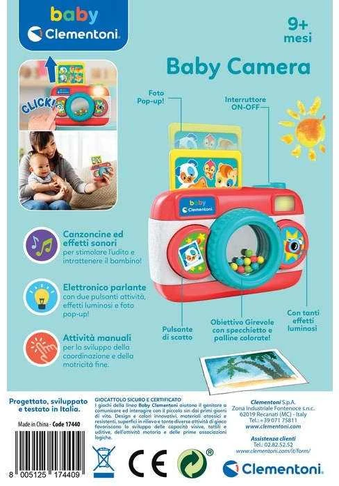 Clementoni Colorful Baby Camera skamba melodijos CLEMENTONI 17472