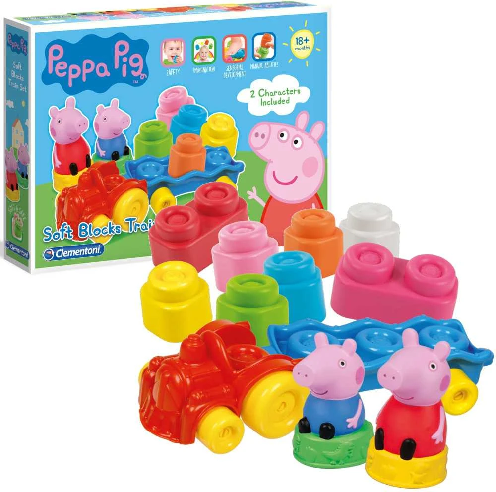 Clementoni Vaikštynė-stumdukas Clemmy Peppa Pig traukinukas