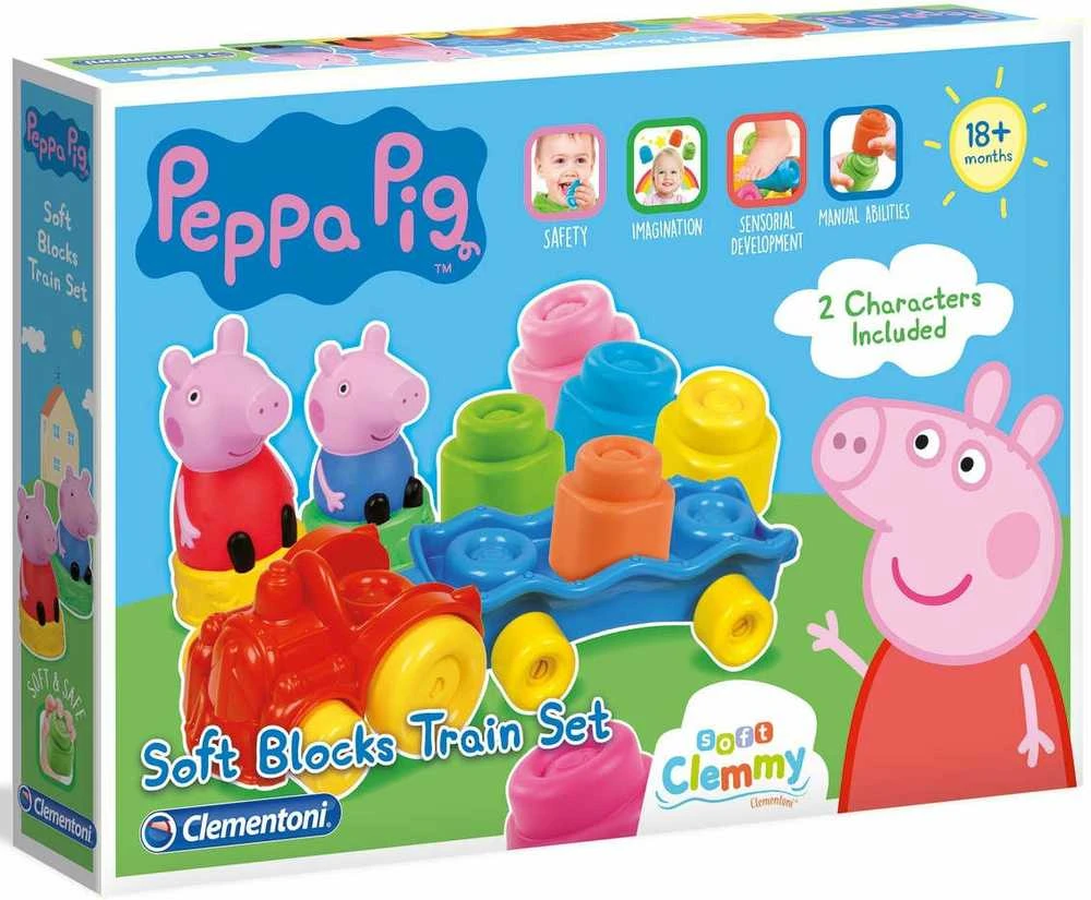 Clementoni Vaikštynė-stumdukas Clemmy Peppa Pig traukinukas