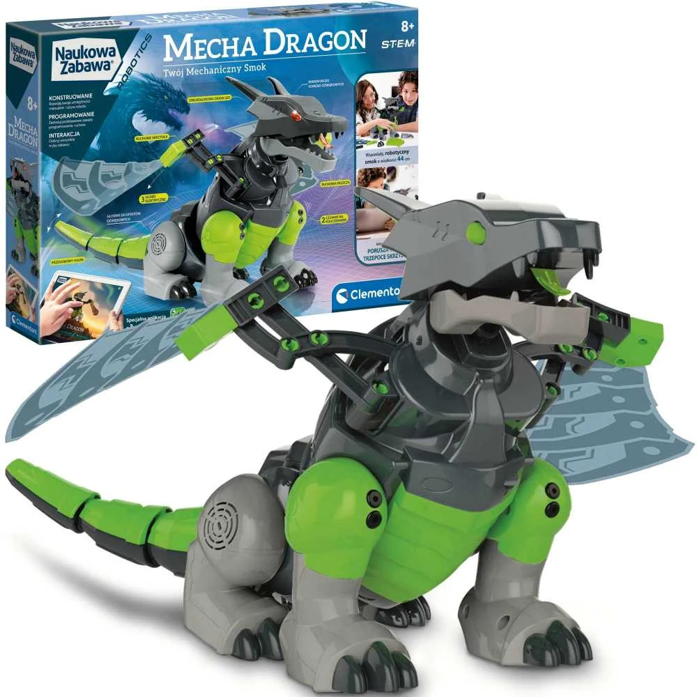 Robotikos konstravimo rinkinys - Mecha Dragon - Clementoni 50682