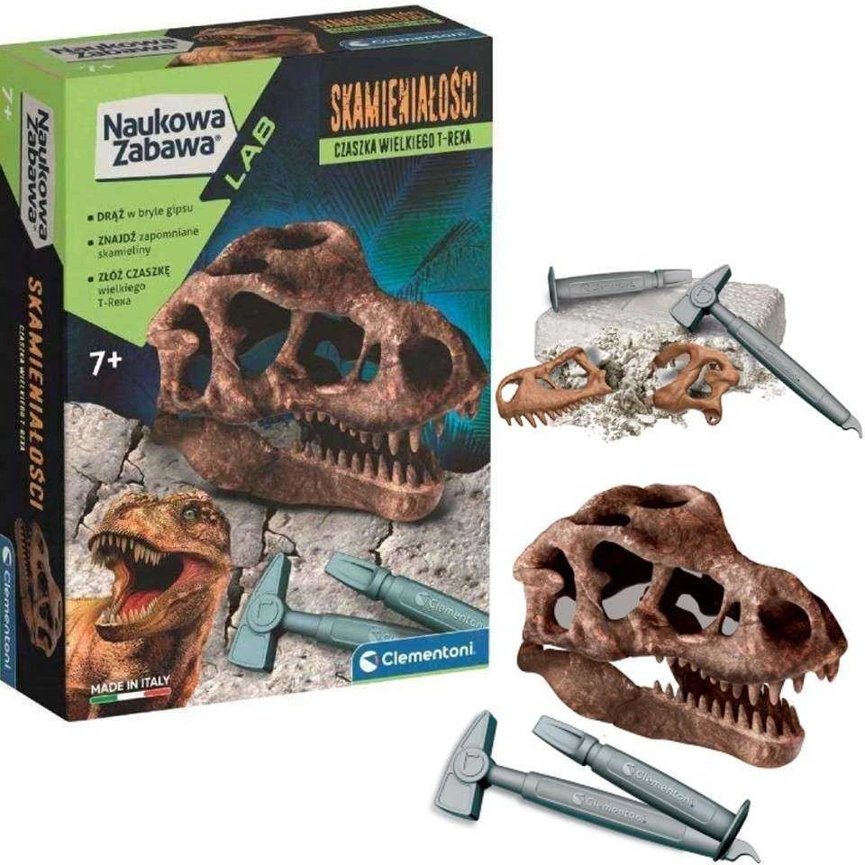 Archeologinis rinkinys Clementoni Scientific T-Rex kaukolė