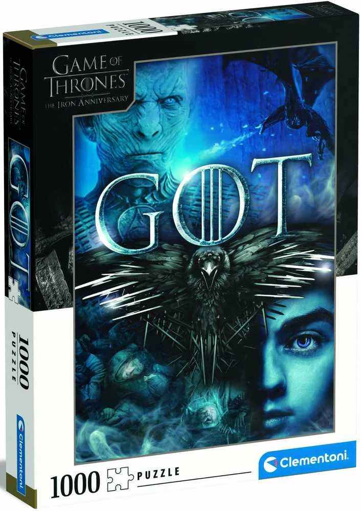 Clementoni Dėlionė 1000 vnt. - Sostų karai (Game of Thrones)